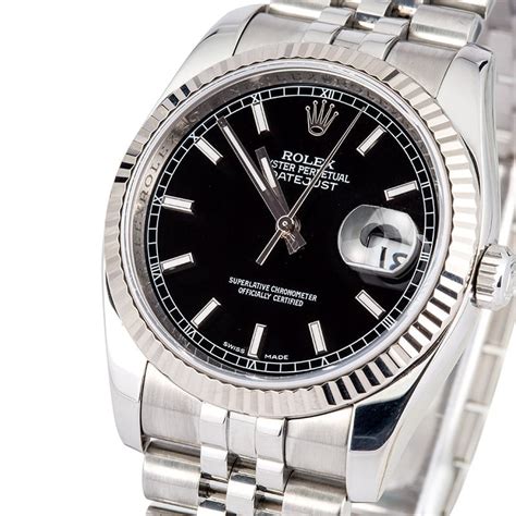 rolex datejust 116234 black